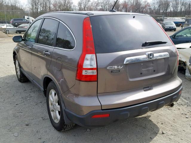 5J6RE38739L025461 - 2009 HONDA CR-V EXL BROWN photo 3