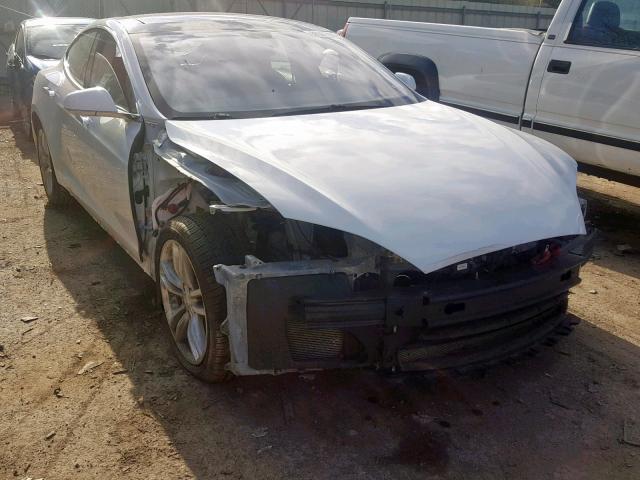 5YJSA1CN7DFP26738 - 2013 TESLA MODEL S Սպիտակ լուսանկար 1