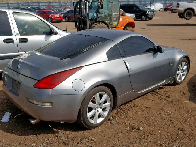 JN1AZ34D03T113221 - 2003 NISSAN 350Z COUPE SILVER photo 4