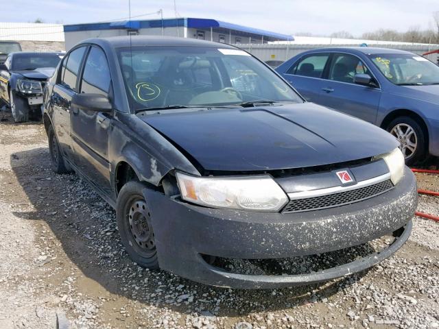 1G8AG52FX3Z183772 - 2003 SATURN ION LEVEL BLACK photo 1