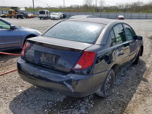 1G8AG52FX3Z183772 - 2003 SATURN ION LEVEL BLACK photo 4