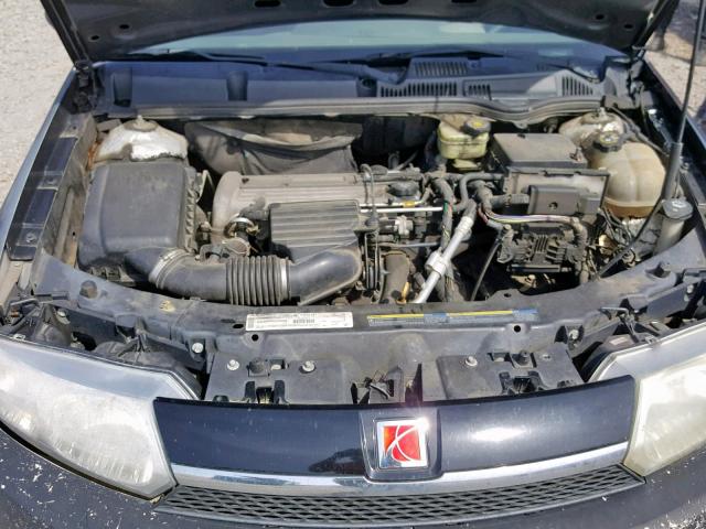 1G8AG52FX3Z183772 - 2003 SATURN ION LEVEL BLACK photo 7