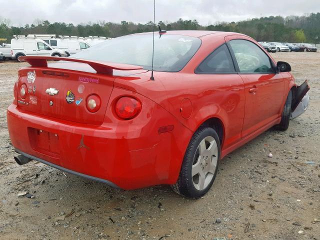 1G1AT18H597197904 - 2009 CHEVROLET COBALT LT SILVER photo 4