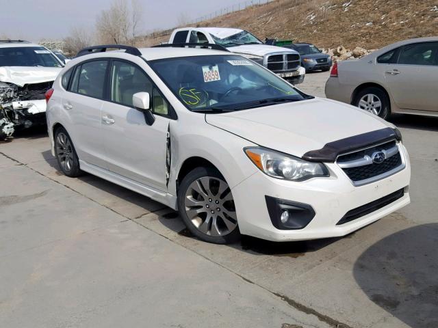 JF1GPAR68D2815098 - 2013 SUBARU IMPREZA SP WHITE photo 1