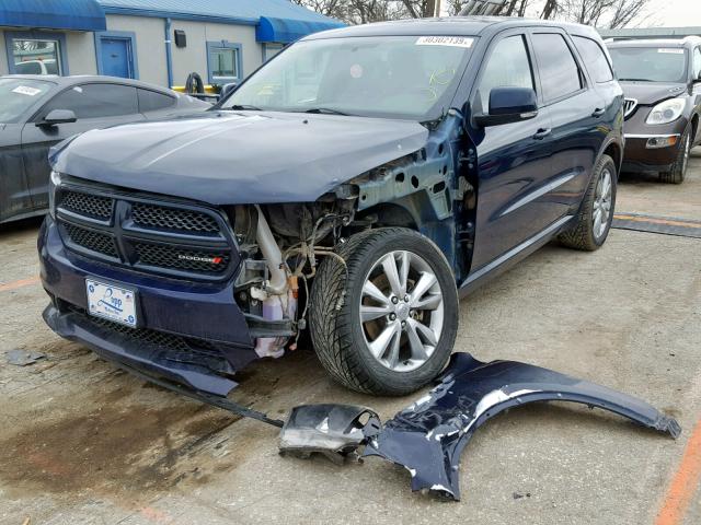 1C4SDJCT2CC314535 - 2012 DODGE DURANGO R/ BLUE photo 2