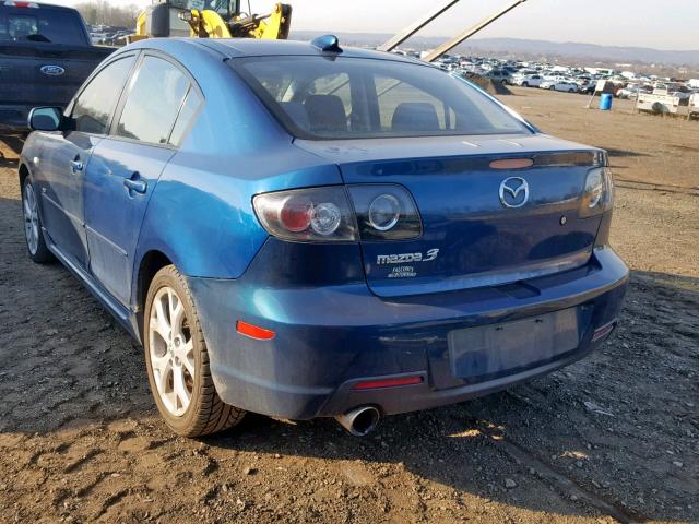 JM1BK324481819085 - 2008 MAZDA 3 S BLUE photo 3