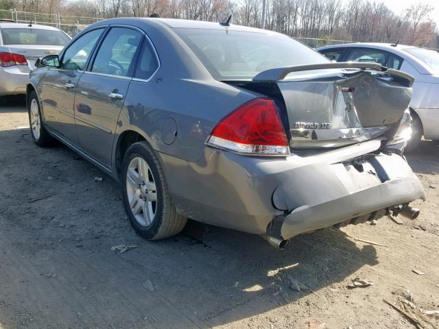 2G1WU58R779254912 - 2007 CHEVROLET IMPALA LTZ GRAY photo 3