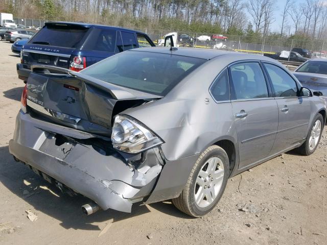 2G1WU58R779254912 - 2007 CHEVROLET IMPALA LTZ GRAY photo 4