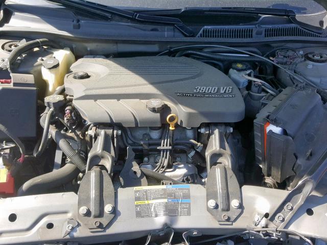 2G1WU58R779254912 - 2007 CHEVROLET IMPALA LTZ GRAY photo 7