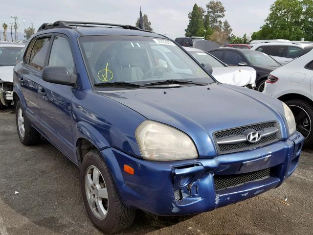 KM8JM12B55U170668 - 2005 HYUNDAI TUCSON GL BLUE photo 1