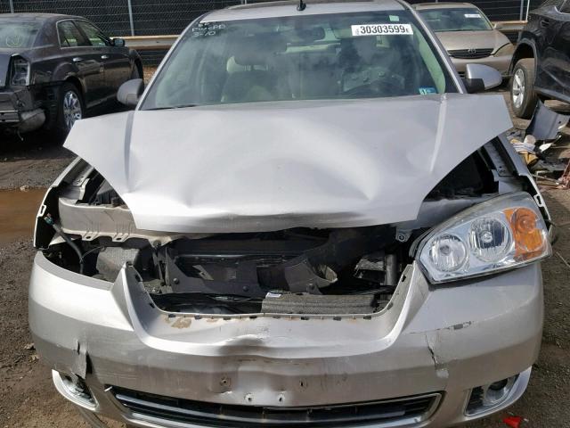 1G1ZU57N17F304884 - 2007 CHEVROLET MALIBU LTZ SILVER photo 9