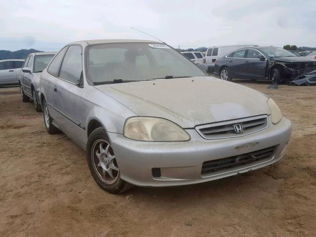 1HGEJ7221YL114742 - 2000 HONDA CIVIC HX SILVER photo 1