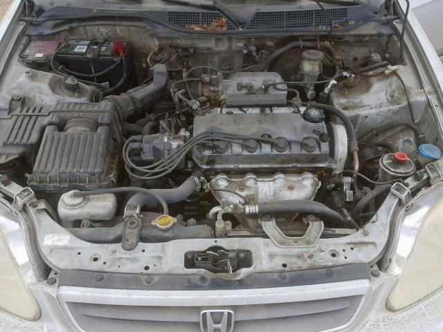 1HGEJ7221YL114742 - 2000 HONDA CIVIC HX SILVER photo 7