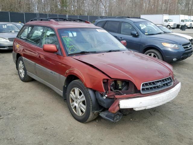 4S3BH815947605576 - 2004 SUBARU LEGACY OUT TWO TONE photo 1