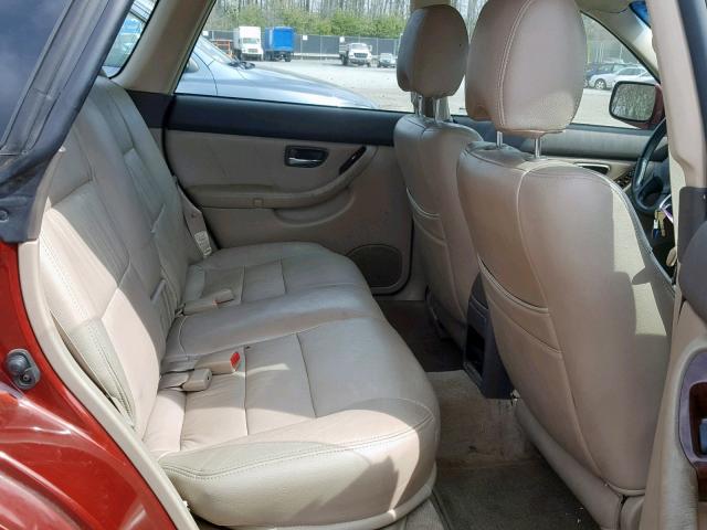 4S3BH815947605576 - 2004 SUBARU LEGACY OUT TWO TONE photo 6