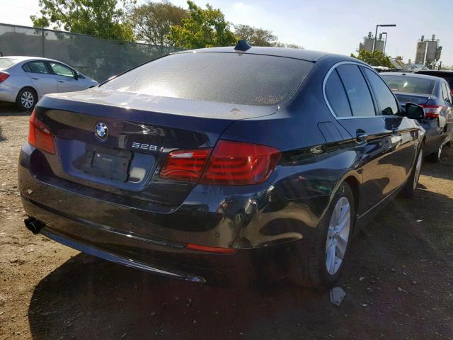 WBAXH5C51CDW02265 - 2012 BMW 528 XI BLUE photo 4