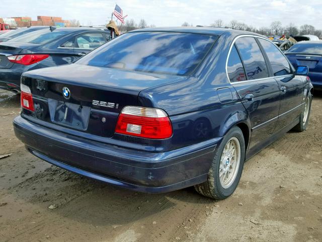 WBADT43461GX23114 - 2001 BMW 525 I AUTO BLUE photo 4