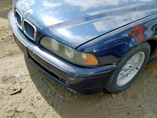 WBADT43461GX23114 - 2001 BMW 525 I AUTO BLUE photo 9