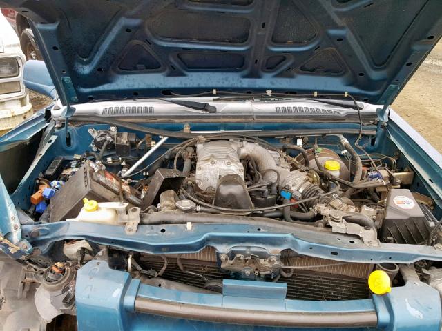 1N6MD27Y51C396971 - 2001 NISSAN FRONTIER C BLUE photo 7