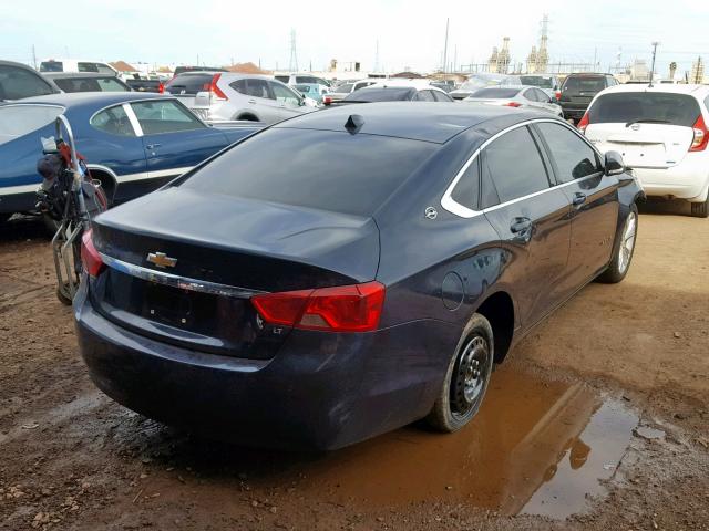 2G1125S35E9236491 - 2014 CHEVROLET IMPALA LT BLUE photo 4