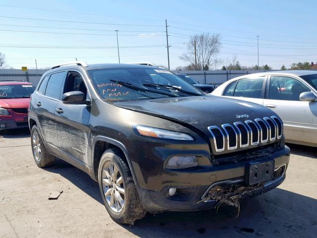 1C4PJMDS6EW259949 - 2014 JEEP CHEROKEE L GOLD photo 1