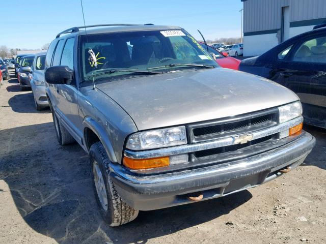 1GNDT13W3Y2166325 - 2000 CHEVROLET BLAZER TAN photo 1