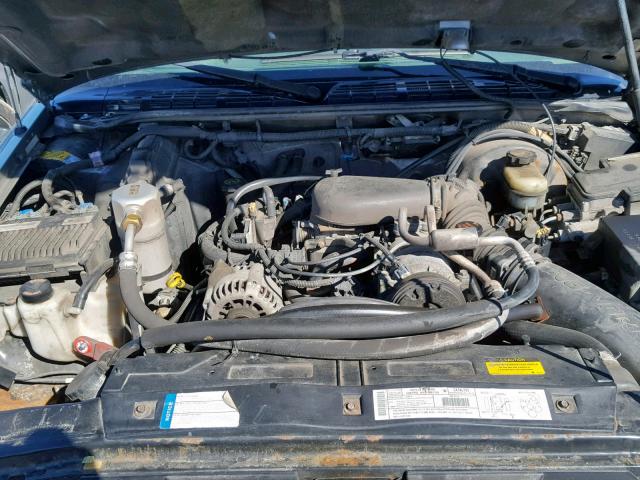 1GNDT13W3Y2166325 - 2000 CHEVROLET BLAZER TAN photo 7