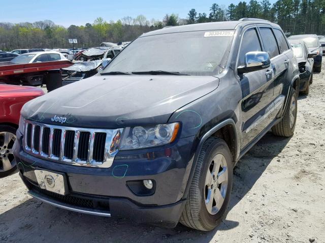 1C4RJEBG4DC577517 - 2013 JEEP GRAND CHER GRAY photo 2