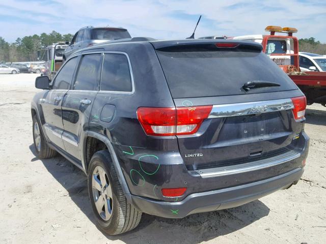 1C4RJEBG4DC577517 - 2013 JEEP GRAND CHER GRAY photo 3