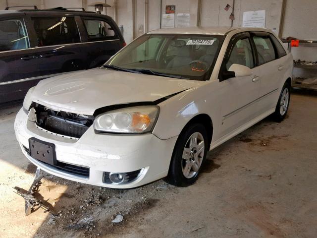 1G1ZT61846F185318 - 2006 CHEVROLET MALIBU MAX WHITE photo 2
