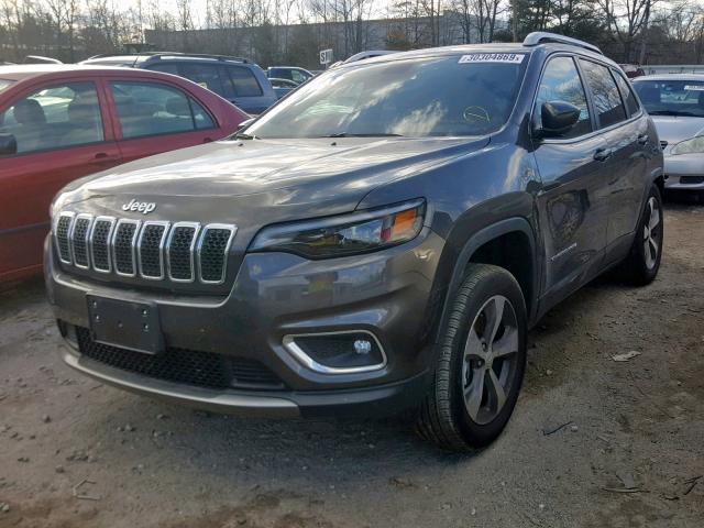 1C4PJMDX5KD106630 - 2019 JEEP CHEROKEE L GRAY photo 2