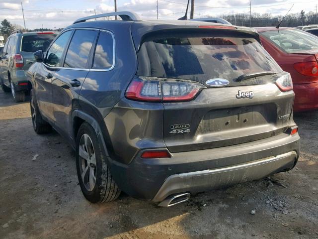 1C4PJMDX5KD106630 - 2019 JEEP CHEROKEE L GRAY photo 3