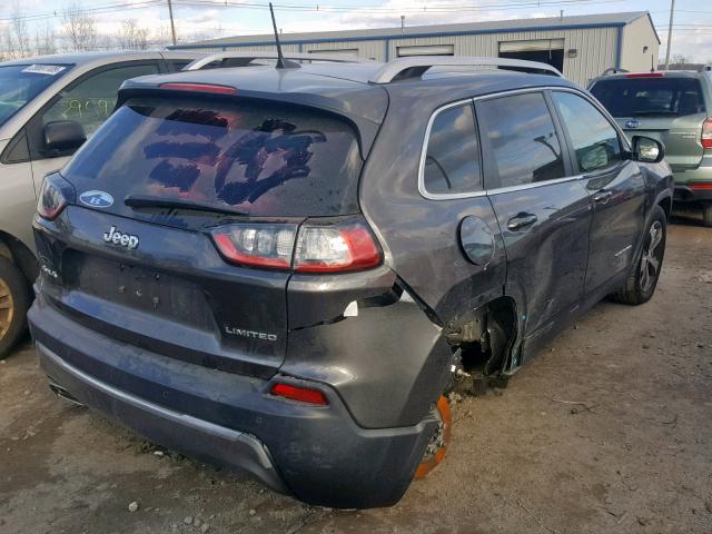 1C4PJMDX5KD106630 - 2019 JEEP CHEROKEE L GRAY photo 4