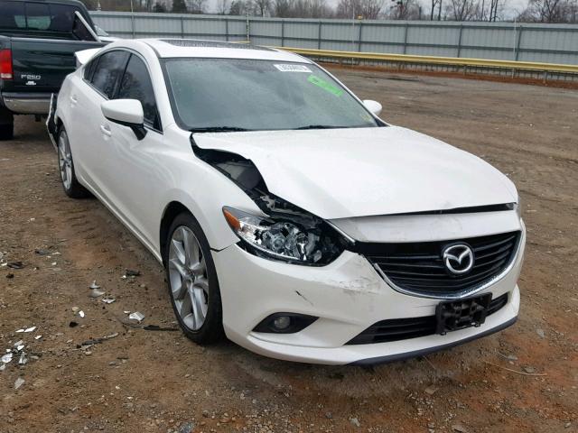 JM1GJ1V58F1197346 - 2015 MAZDA 6 TOURING WHITE photo 1