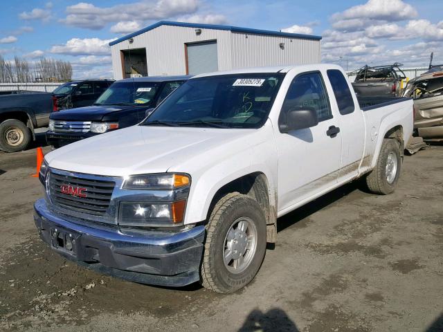 1GTCS196448100839 - 2004 GMC CANYON WHITE photo 2