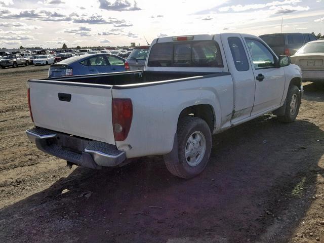 1GTCS196448100839 - 2004 GMC CANYON WHITE photo 4