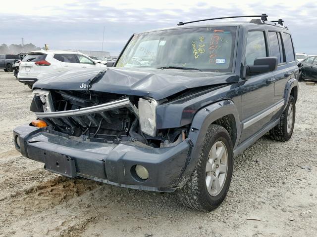 1J8HH58257C505094 - 2007 JEEP COMMANDER GRAY photo 2