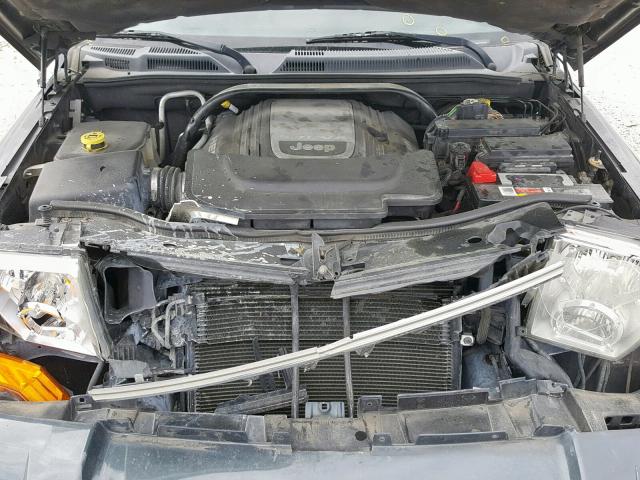 1J8HH58257C505094 - 2007 JEEP COMMANDER GRAY photo 7