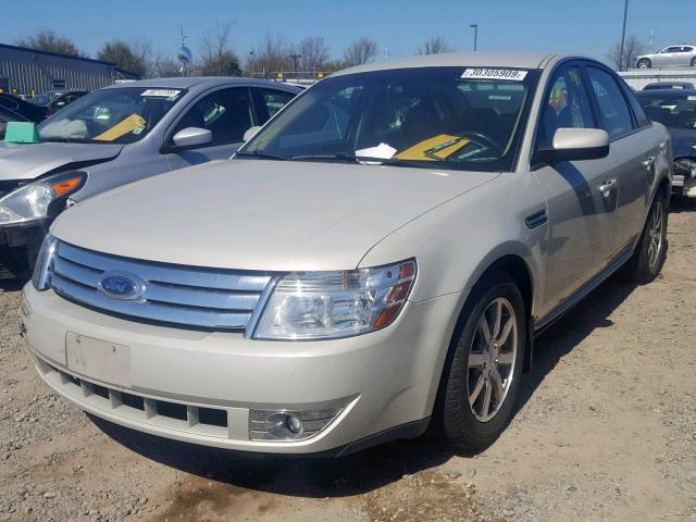 1FAHP24WX8G114377 - 2008 FORD TAURUS SEL TAN photo 2