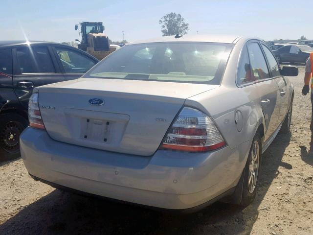 1FAHP24WX8G114377 - 2008 FORD TAURUS SEL TAN photo 4