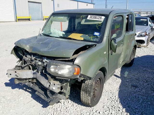 JN8AZ28R49T105410 - 2009 NISSAN CUBE BASE GREEN photo 2