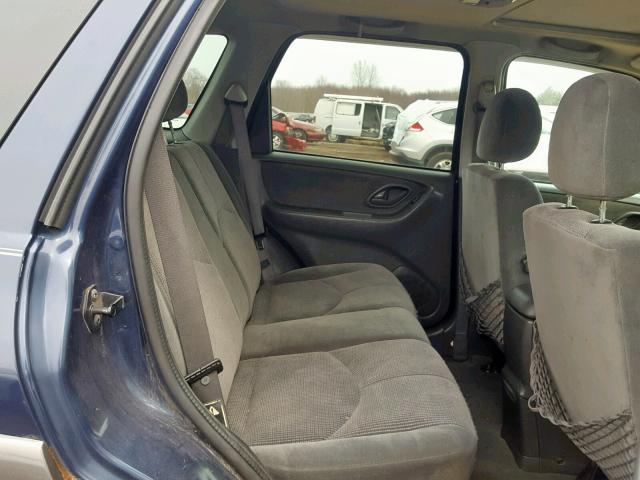 4F2YZ94123KM18536 - 2003 MAZDA TRIBUTE LX BLUE photo 6