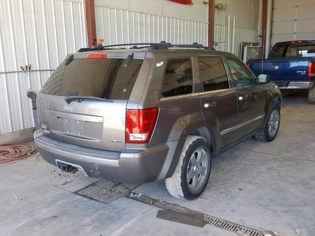 1J8HR58227C634813 - 2007 JEEP GRAND CHER GRAY photo 4