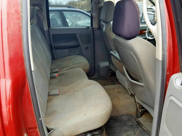 1D7KS28D46J128398 - 2006 DODGE RAM 2500 S წითელი ფოტო 6