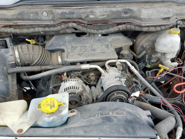 1D7KS28D46J128398 - 2006 DODGE RAM 2500 S წითელი ფოტო 7