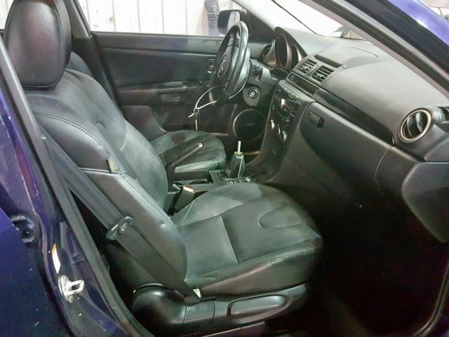 JM1BK343791206030 - 2009 MAZDA 3 S BLUE photo 5