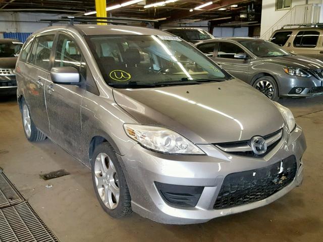 JM1CR2W31A0370763 - 2010 MAZDA 5 SILVER photo 1