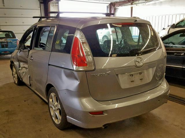 JM1CR2W31A0370763 - 2010 MAZDA 5 SILVER photo 3