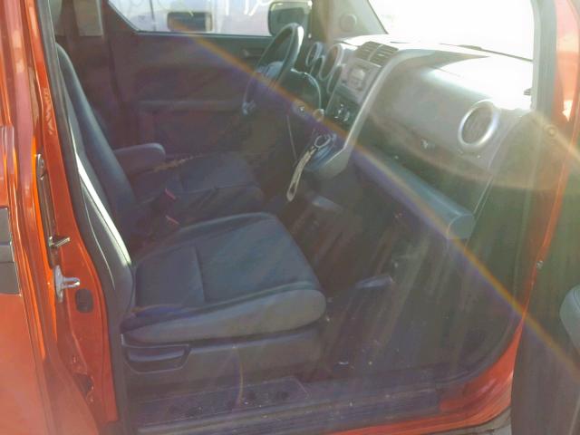 5J6YH28583L017925 - 2003 HONDA ELEMENT EX ORANGE photo 5