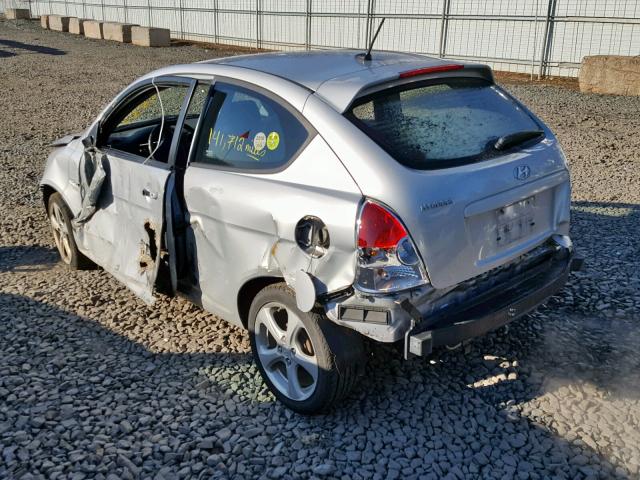 KMHCN36C79U131395 - 2009 HYUNDAI ACCENT SE SILVER photo 3